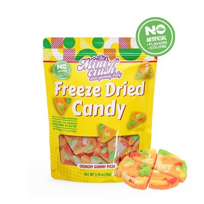 Pitza kroustiyan sèk friz (koulè natirèl)